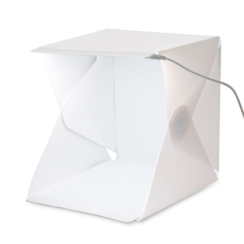 Portable Mini Photo Studio Box - Photography Lighting Kit With Backdrop ulasan dan harga