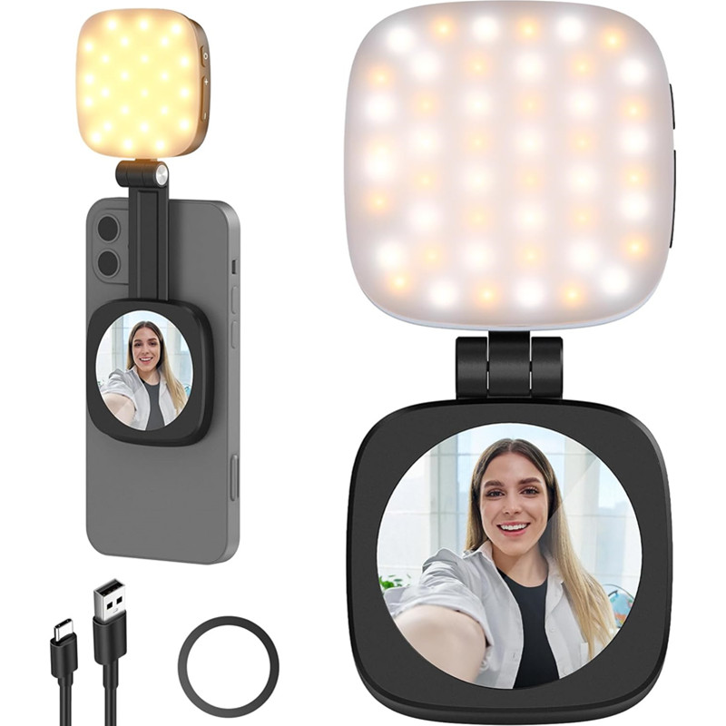 2 in 1 Folding Magnetic Phone  - Photography Lighting Brand ulasan dan harga