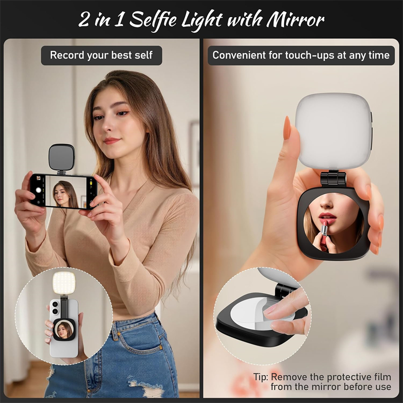 2 in 1 Folding Magnetic Phone  - Photography Lighting Brand ulasan dan harga