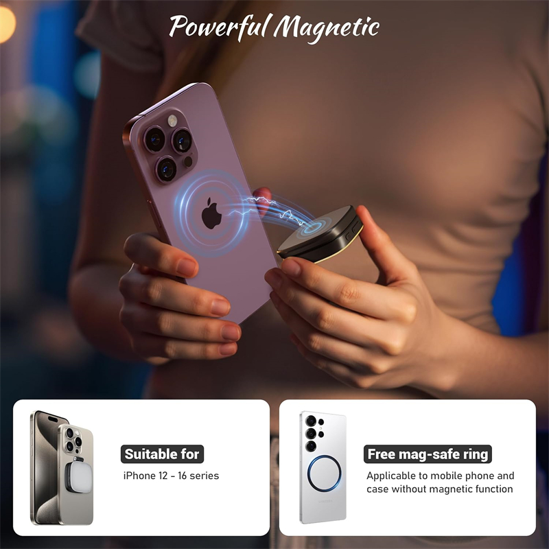 2 in 1 Folding Magnetic Phone  - Photography Lighting Brand ulasan dan harga