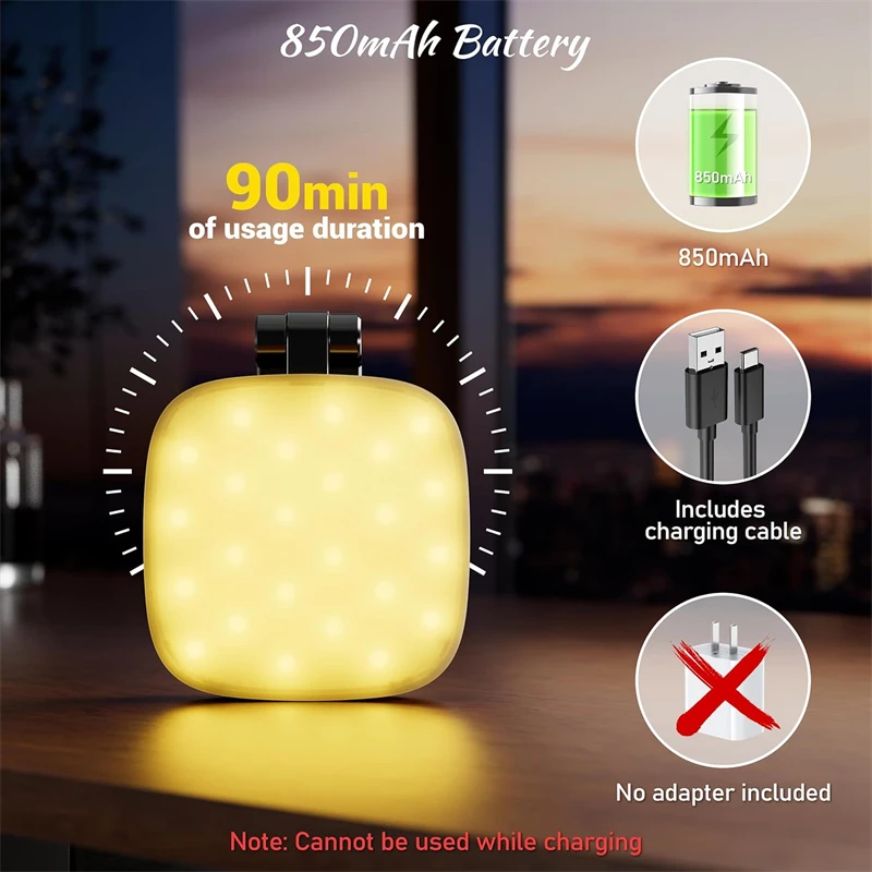 2 in 1 Folding Magnetic Phone  - Photography Lighting Brand ulasan dan harga