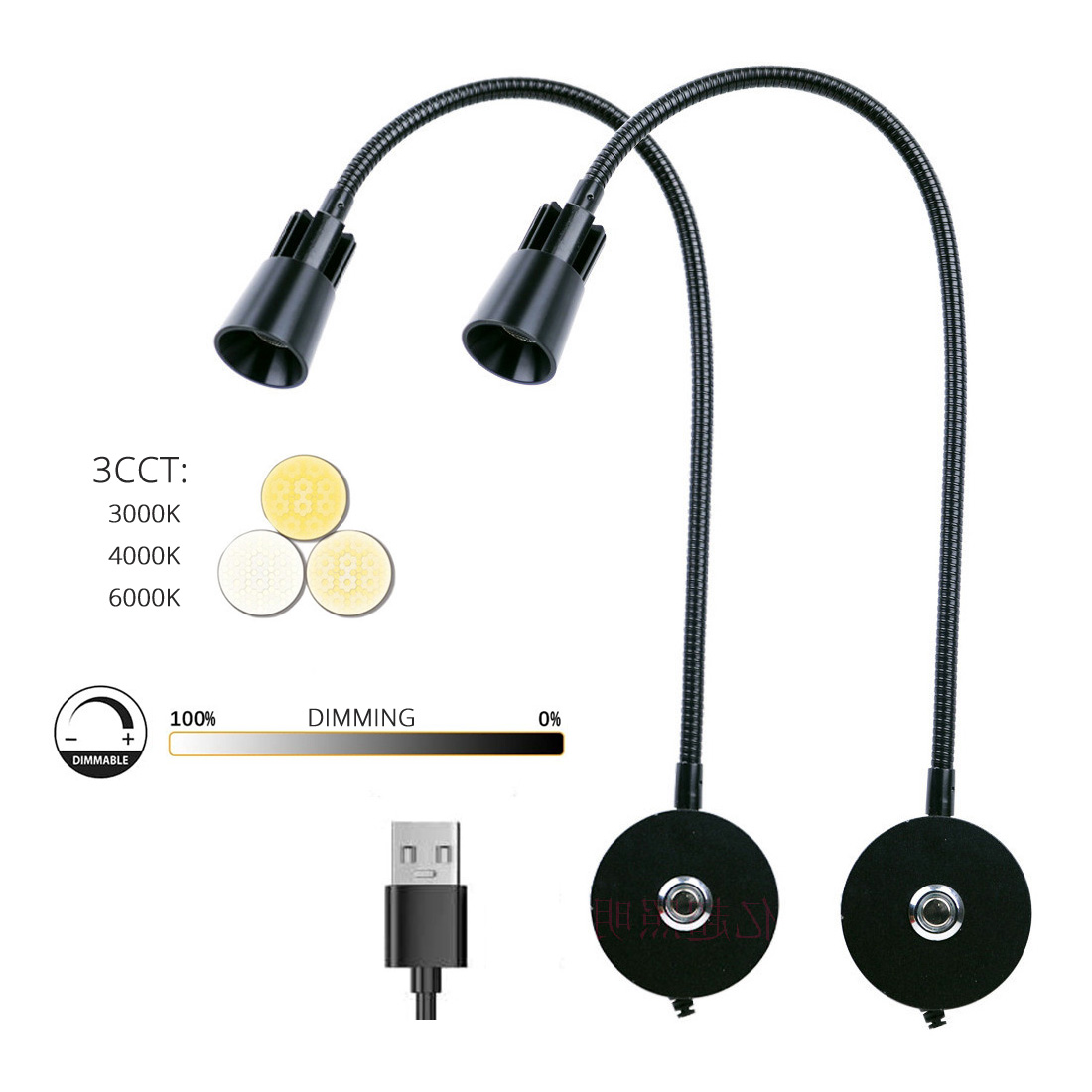 2pcs 5V USB Bedside Wall Readi - Photography Lighting Book ulasan dan harga