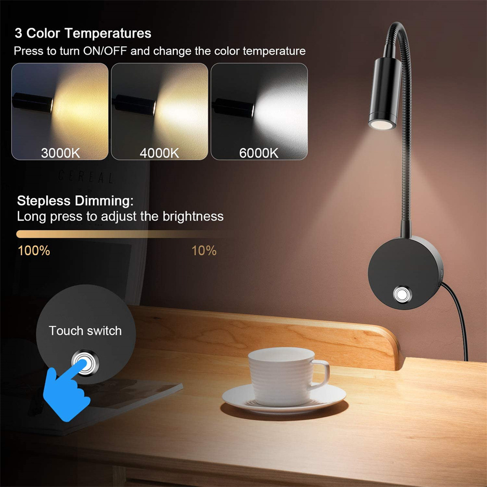 2pcs 5V USB Bedside Wall Readi - Photography Lighting Book ulasan dan harga