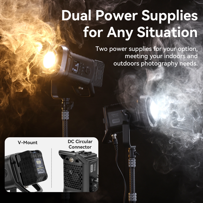 Ulanzi 200W Bi-Color LED Video - Photography Lighting Home ulasan dan harga