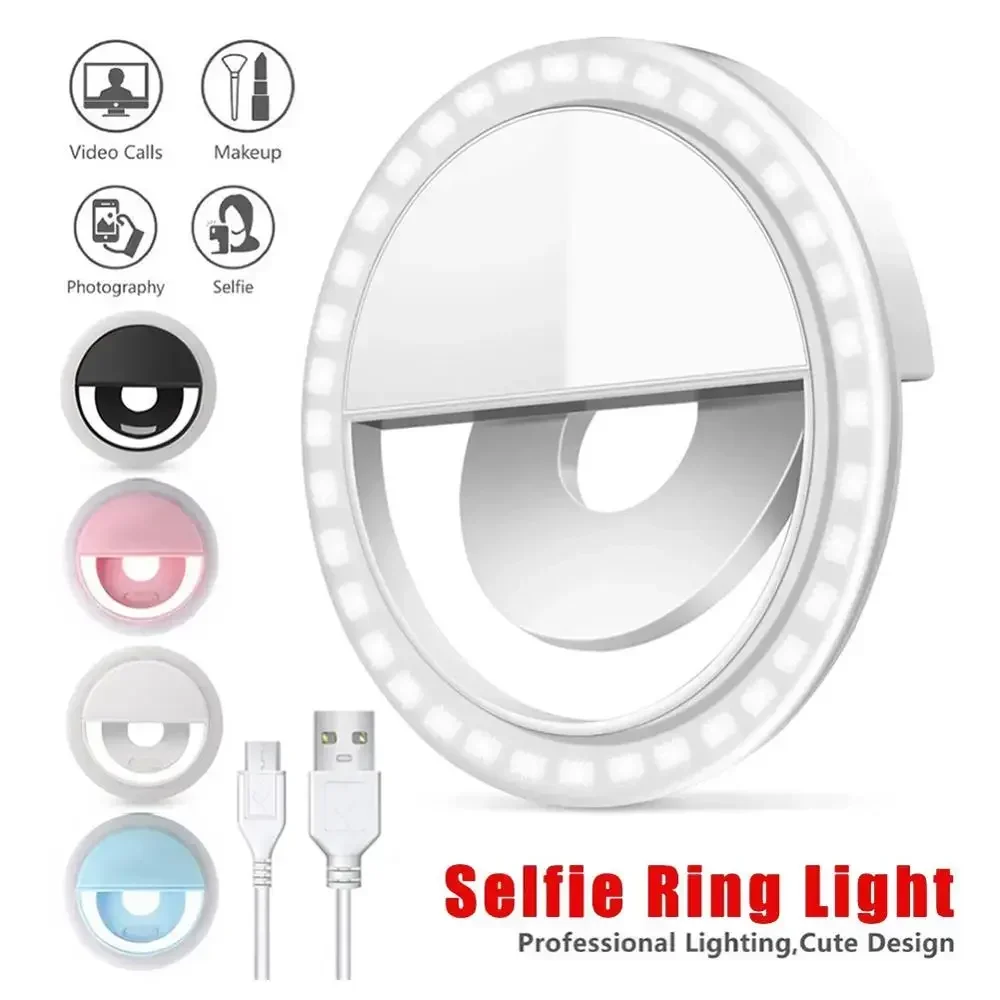 LED Selfie Ring Light Mobile P - Photography Lighting Continuous ulasan dan harga