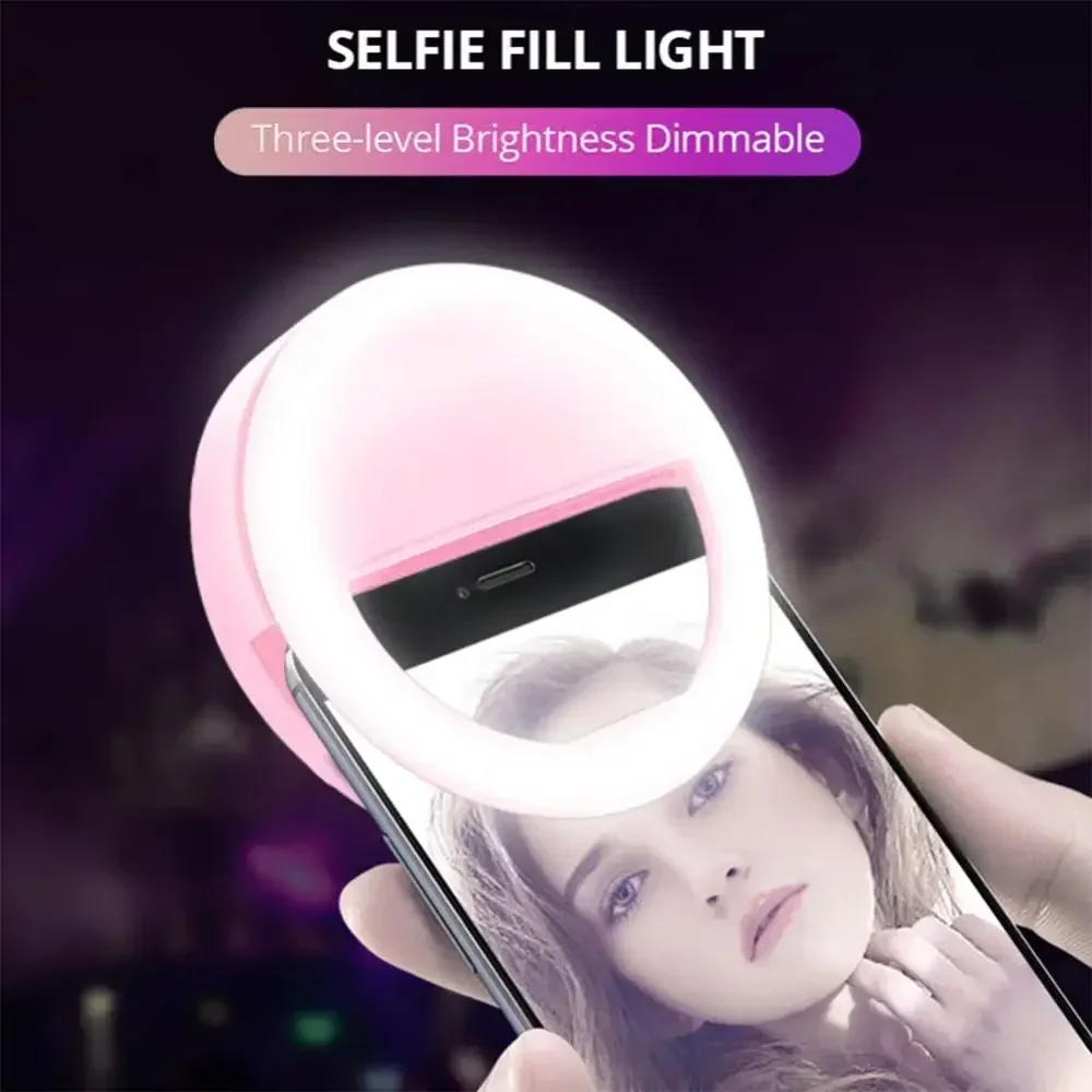 LED Selfie Ring Light Mobile P - Photography Lighting Continuous ulasan dan harga