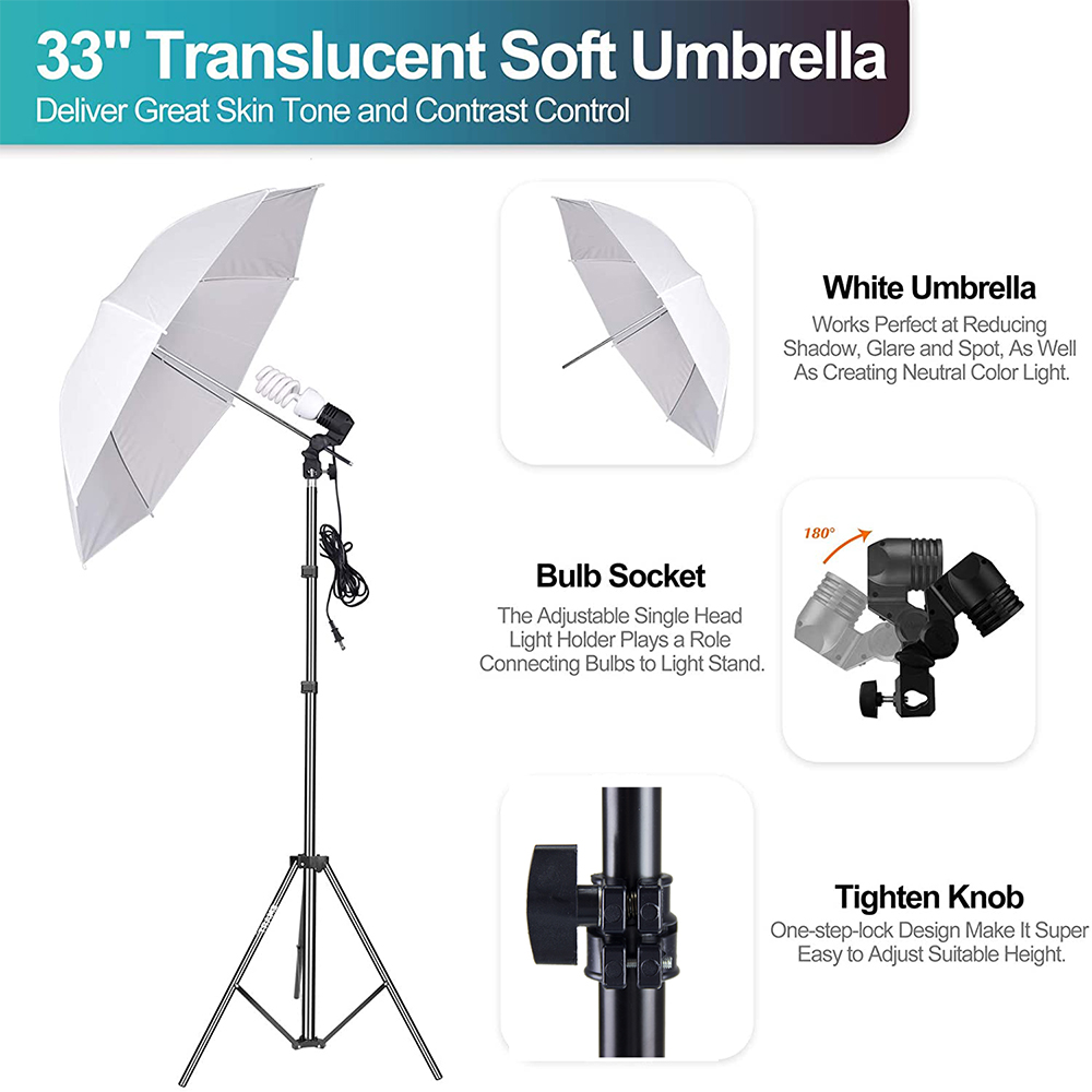 Cost-effective  Photo Studio E - Photography Lighting Kit With Backdrop ulasan dan harga