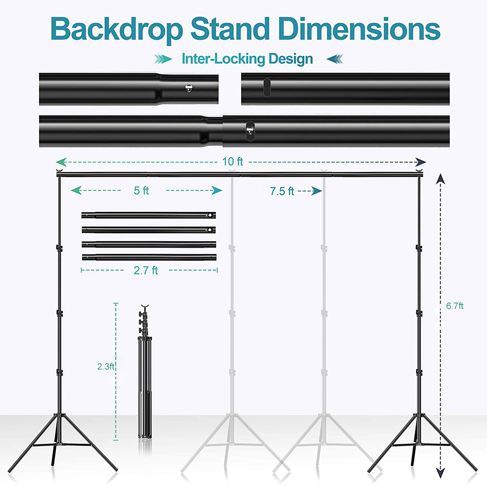Cost-effective  Photo Studio E - Photography Lighting Kit With Backdrop ulasan dan harga