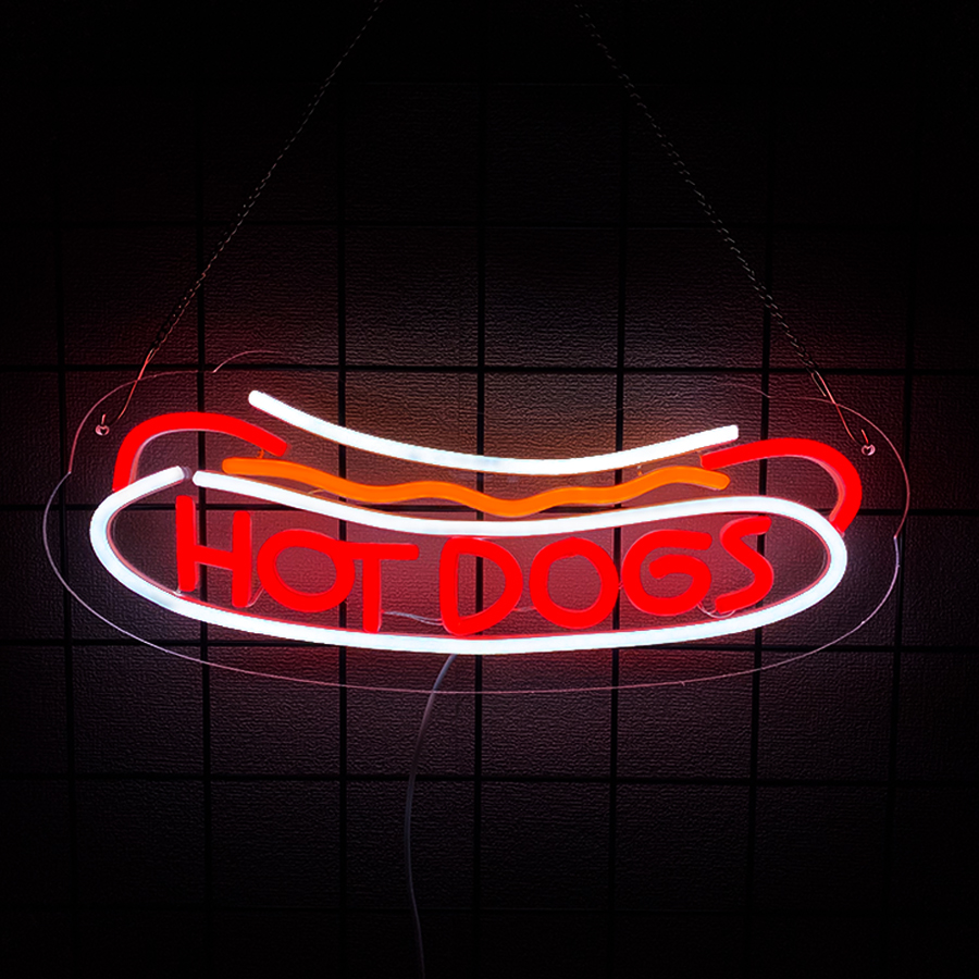 Hot Dogs Series Neon Sign For  - Photography Lighting For Food ulasan dan harga