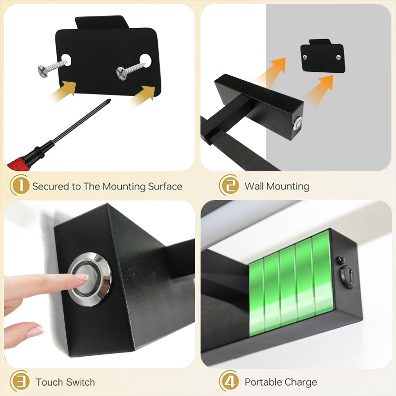 Dimmable LED Picture Lights fo - Photography Lighting Wall ulasan dan harga
