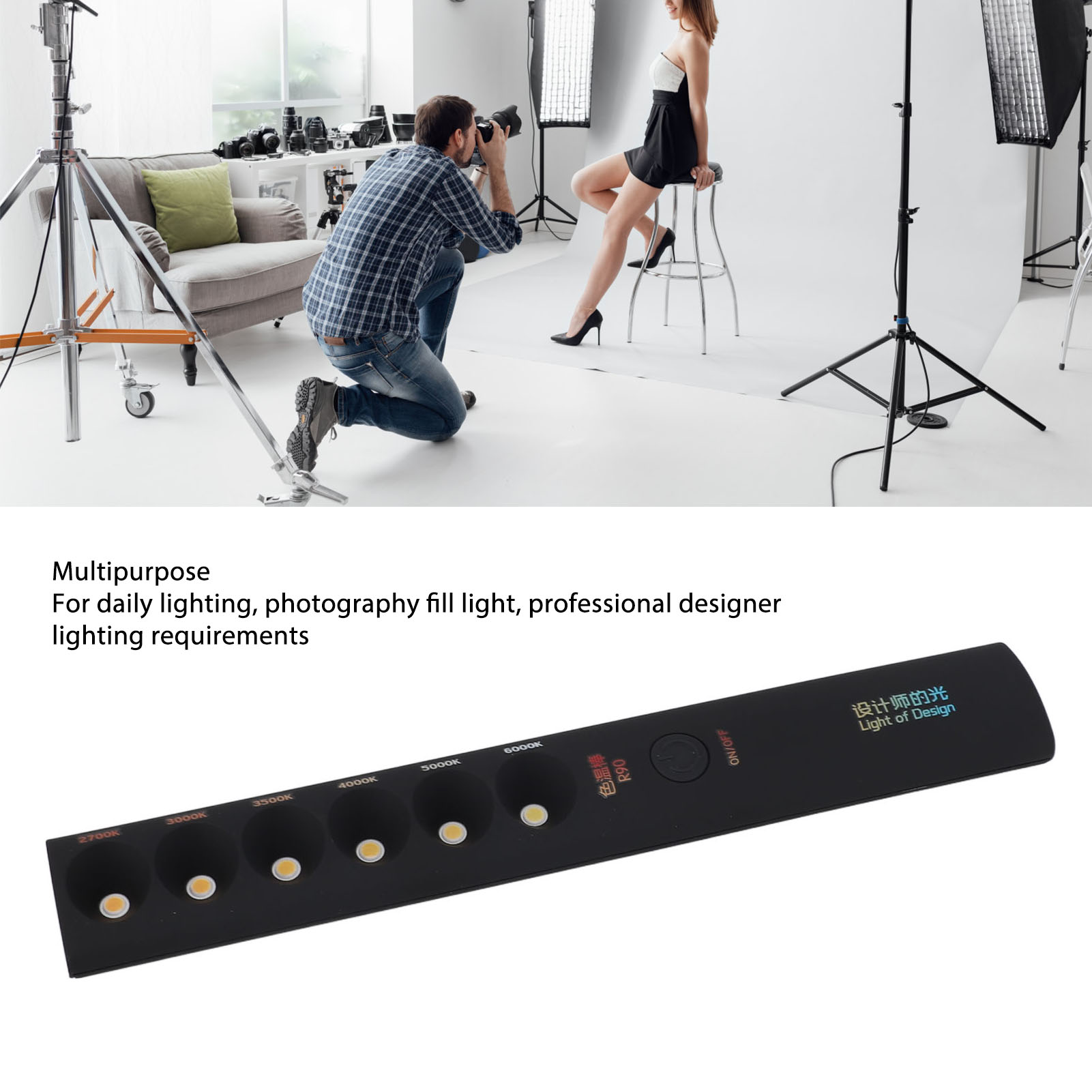 Video Light Wand Portable Colo - Photography Lighting Video ulasan dan harga