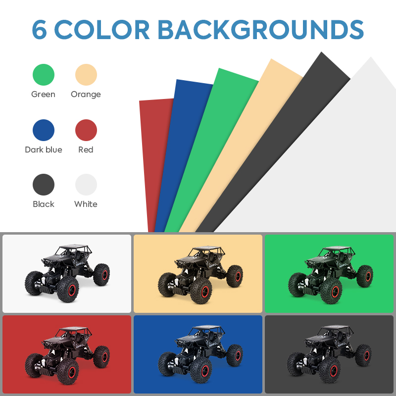 11.8x11.8inch Fold Photo Studi - Photography Lighting Kit With Backdrop ulasan dan harga