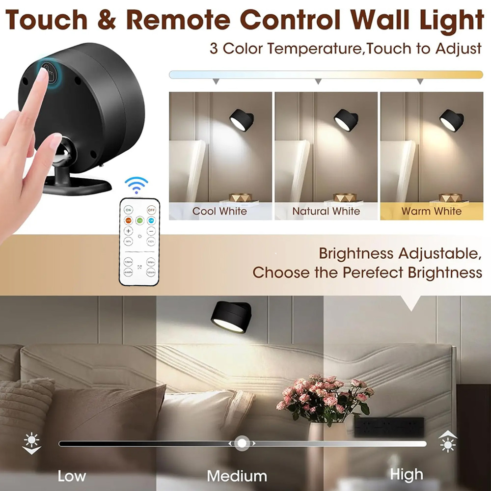 Magnetic LED Wall Light Night  - Photography Lighting Wall ulasan dan harga