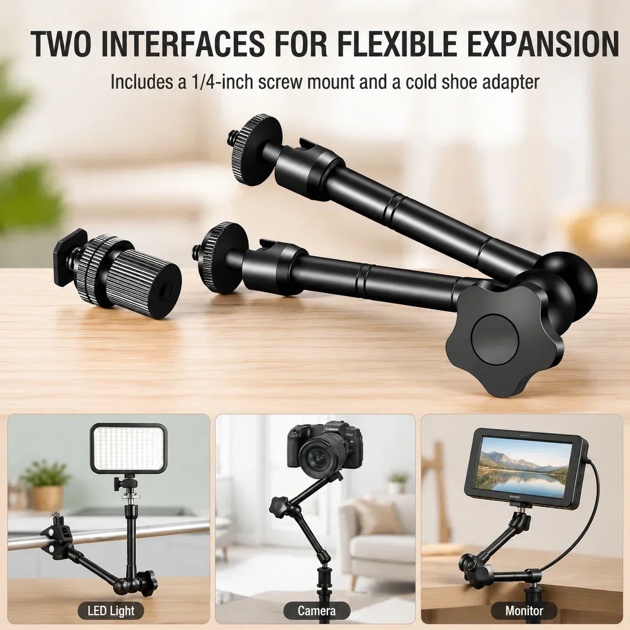 11 inch Magic Arm with Super C - Photography Lighting Continuous ulasan dan harga