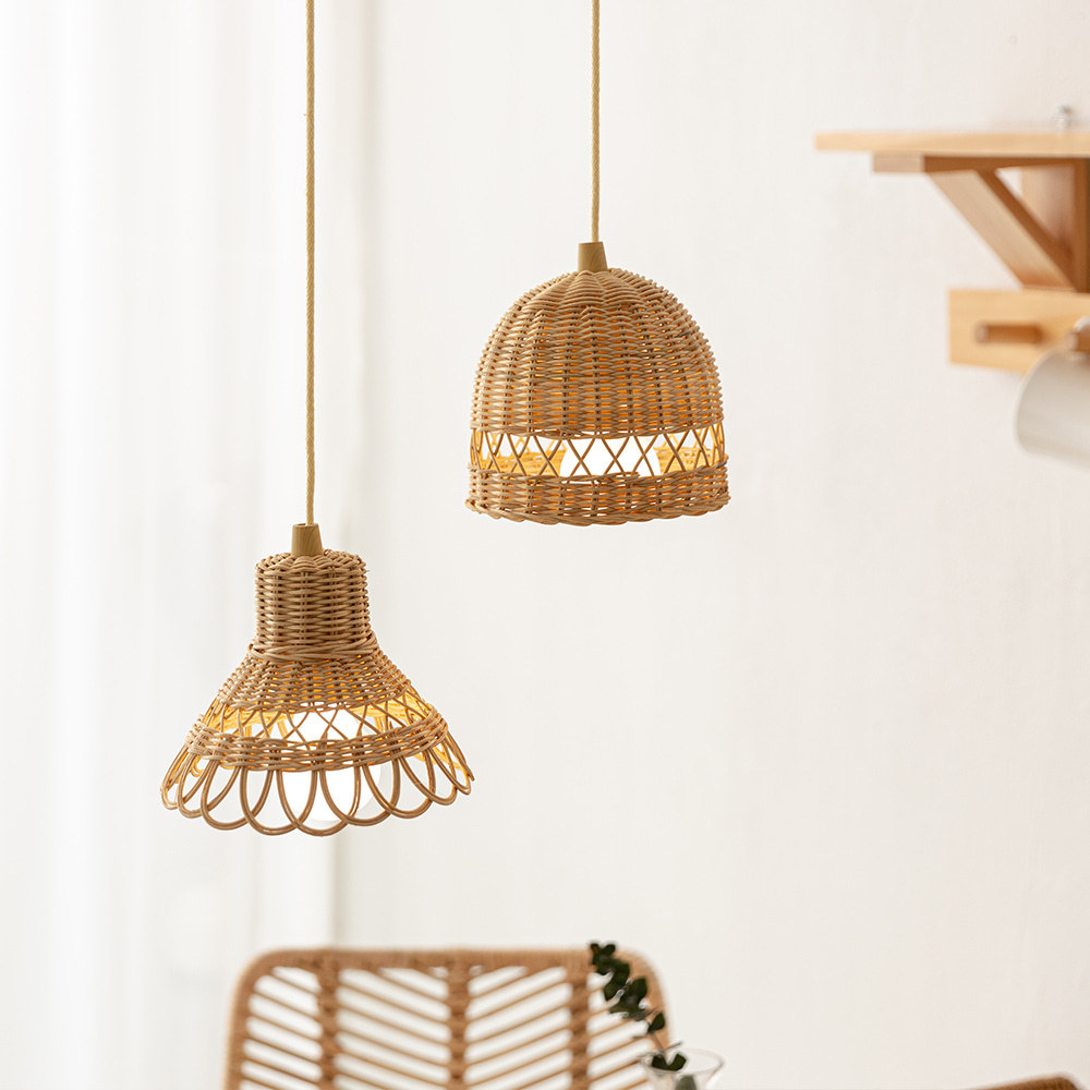 Rattan Lampshade Handmade Phot - Photography Lighting Home ulasan dan harga