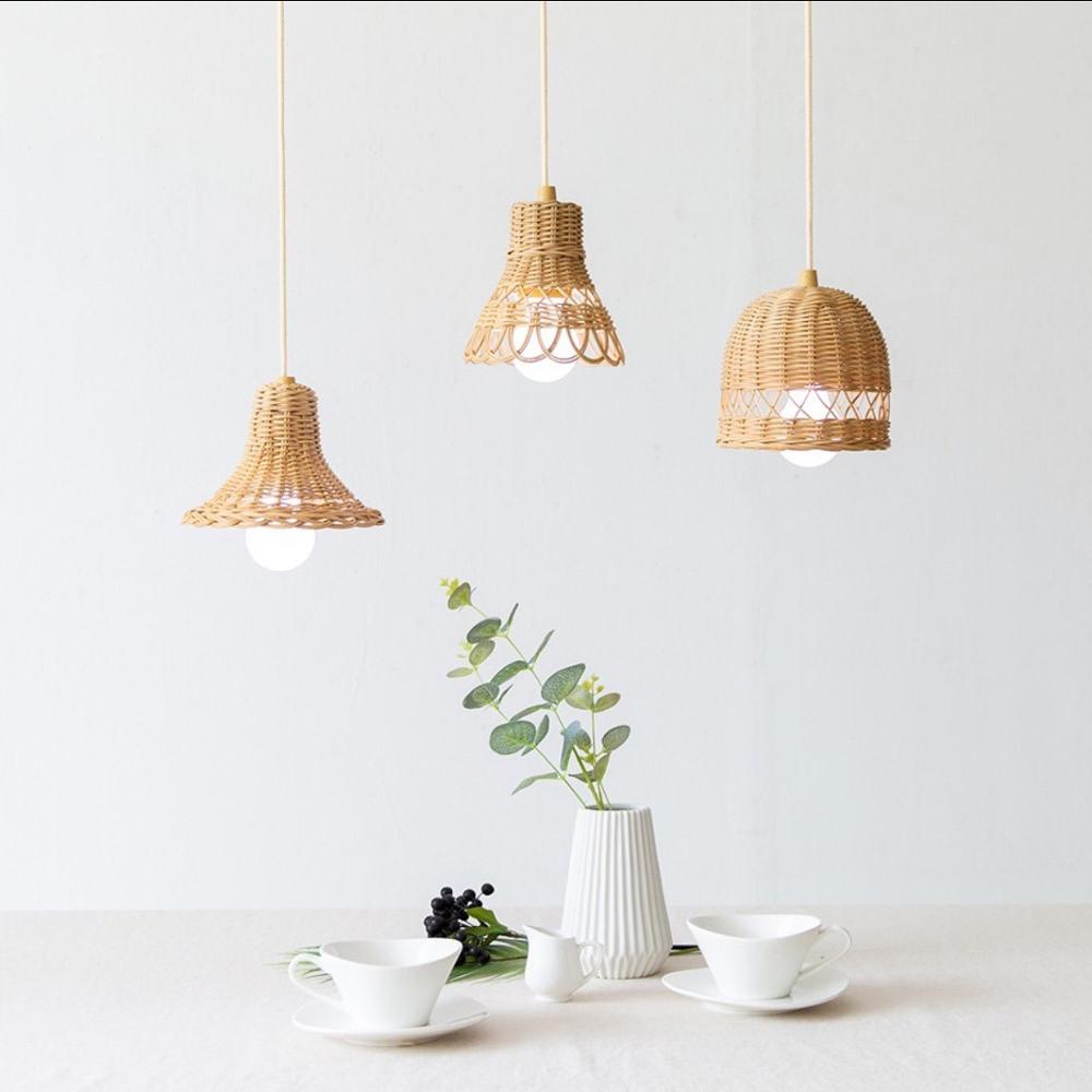 Rattan Lampshade Handmade Phot - Photography Lighting Home ulasan dan harga