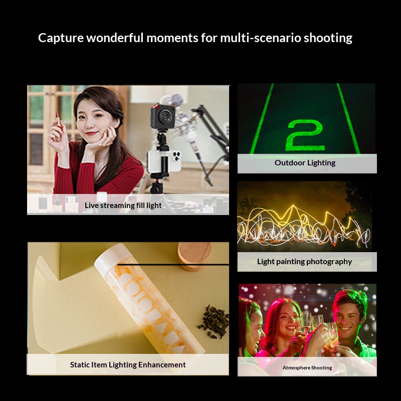 Portable Rechargeable LED Smar - Photography Lighting Brand ulasan dan harga
