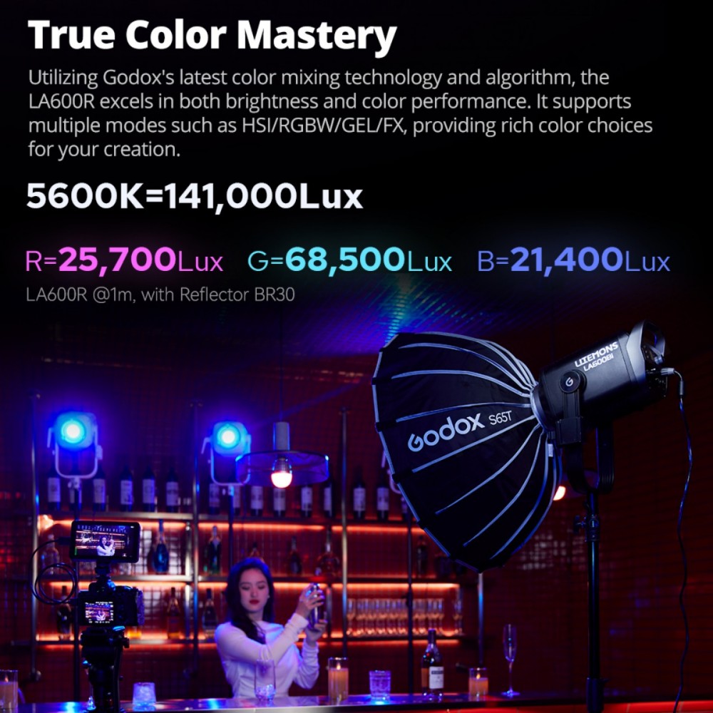 Godox LITEMONS LA600Bi LA600R  - Photography Lighting Wireless ulasan dan harga