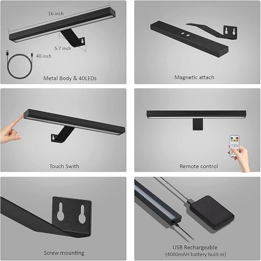4000mAh LED Rechargeable Wall  - Photography Lighting Wall ulasan dan harga