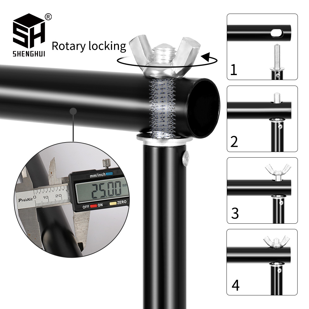 Photo Studio Background Photog - Photography Lighting Kit With Backdrop ulasan dan harga